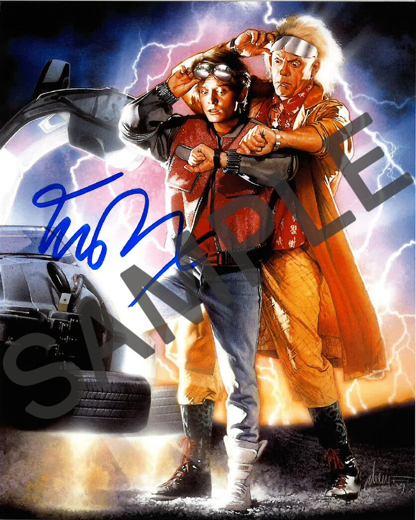 トンボコープ　直筆サイン入りポスター　非売品 マイケル・J・フォックスのサイン入りポートレート ©2025 Tokyo comic