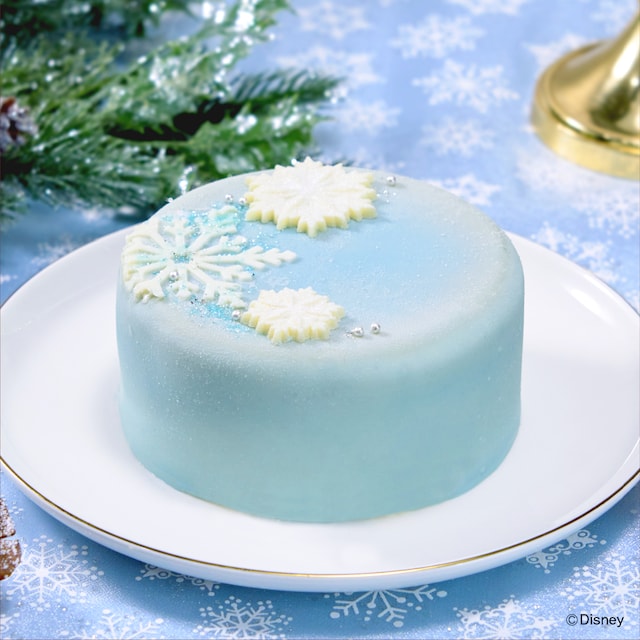 「アナと雪の女王」Deux Cœurs de Neige ハーブ香るピーチのホワイトショコラ・ムース（税込6480円）