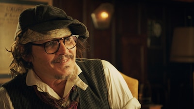 「チャップリン」に出演した俳優のジョニー・デップ