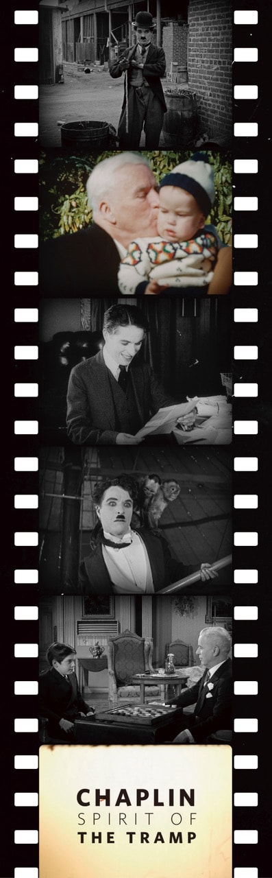 「チャップリン」前売り購入特典のフィルム風しおり