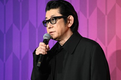 映画「おーい、応為」公開御礼舞台挨拶に登壇した永瀬正敏