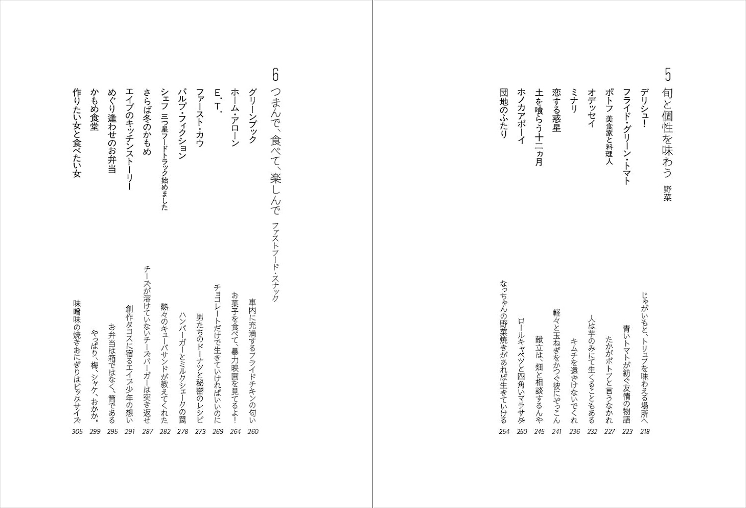 「ごちそうシネマ─映画とドラマのおいしい話」目次