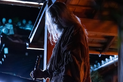 Netflixシリーズ「イクサガミ」より、阿部寛演じる“最恐の剣豪”岡部幻刀斎