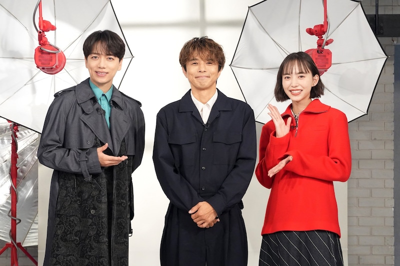 左から山崎育三郎、井ノ原快彦、井桁弘恵