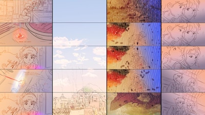 「The Glassworker」絵コンテ