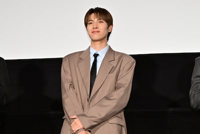 「富士山と、コーヒーと、しあわせの数式」公開記念舞台挨拶に登壇した福田歩汰