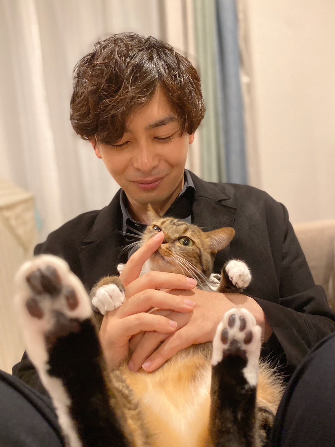 愛猫家でもあるSYO