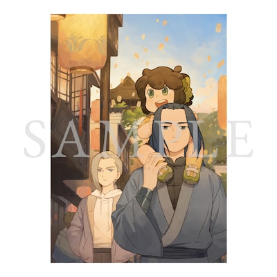 「羅小黒戦記2 ぼくらが望む未来」第1週来場者特典のキャンバスボード