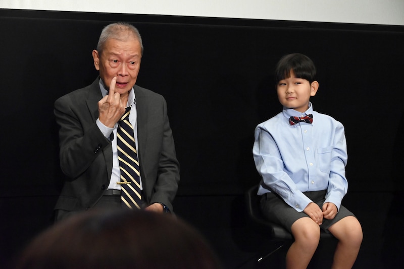 左からグー・ユーシャン(顧玉山)、人夢