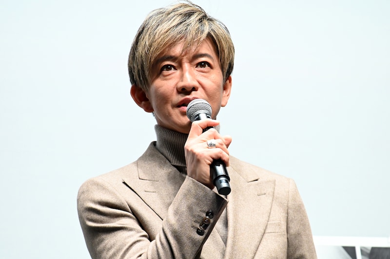 映画「TOKYOタクシー」アジアン・プレミアに出席した木村拓哉