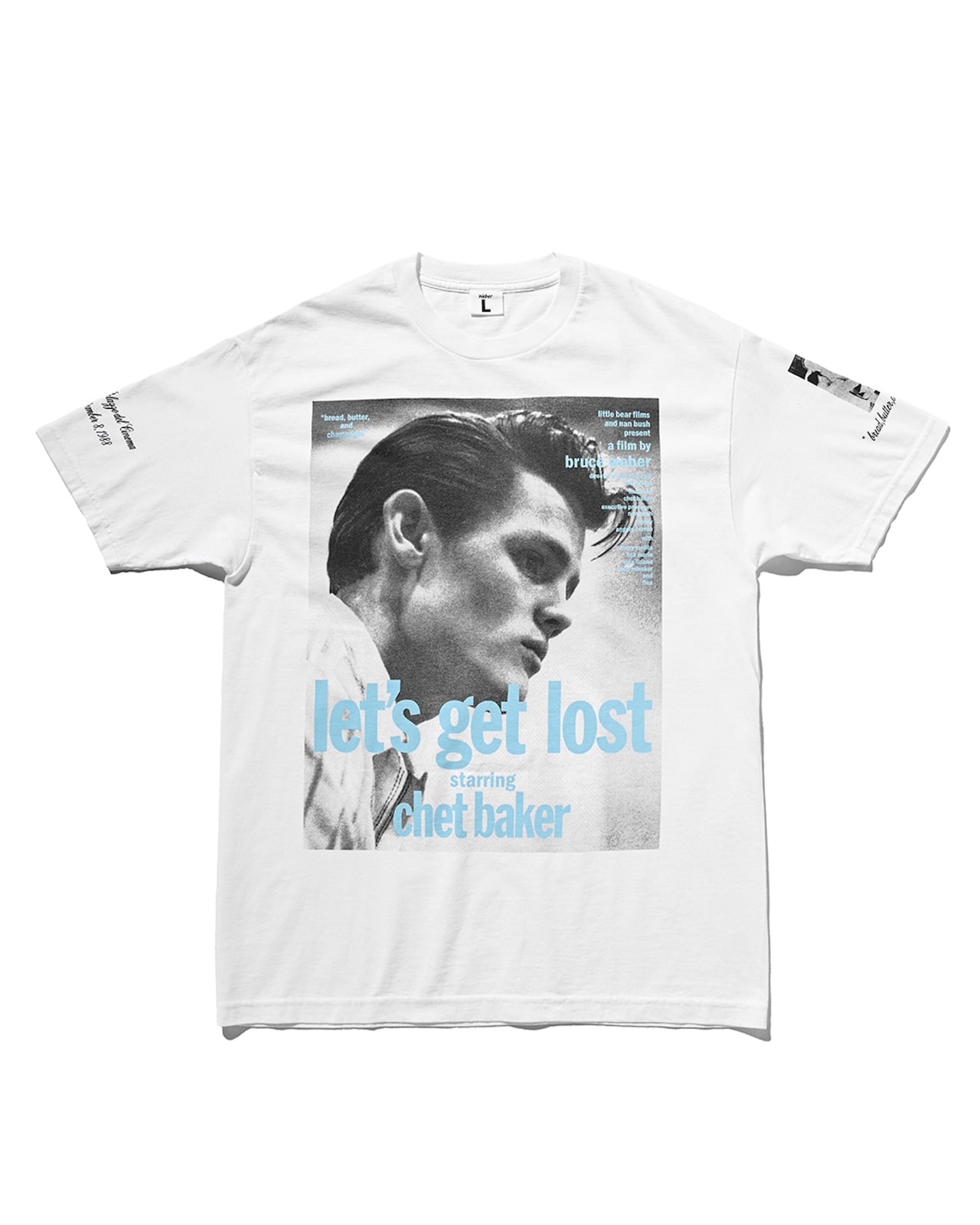 Let's get Lost × weber T shirt art2 XL Let's get Lost × weber T shirt art2 XL 80s Let's get lost film by
