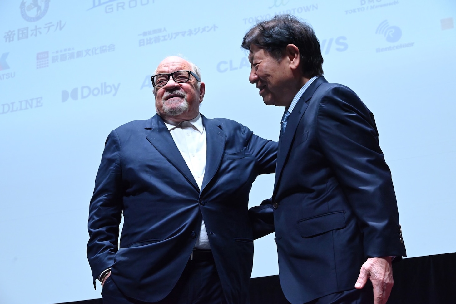 左からポール・シュレイダー、山本又一朗