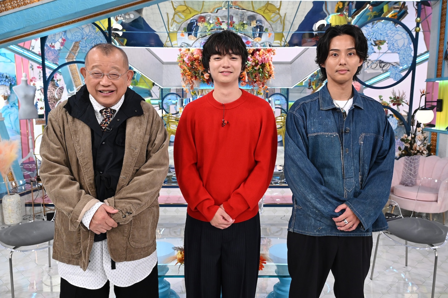 「A-Studio+」10月31日放送回より、左から笑福亭鶴瓶、染谷将太、藤ヶ谷太輔