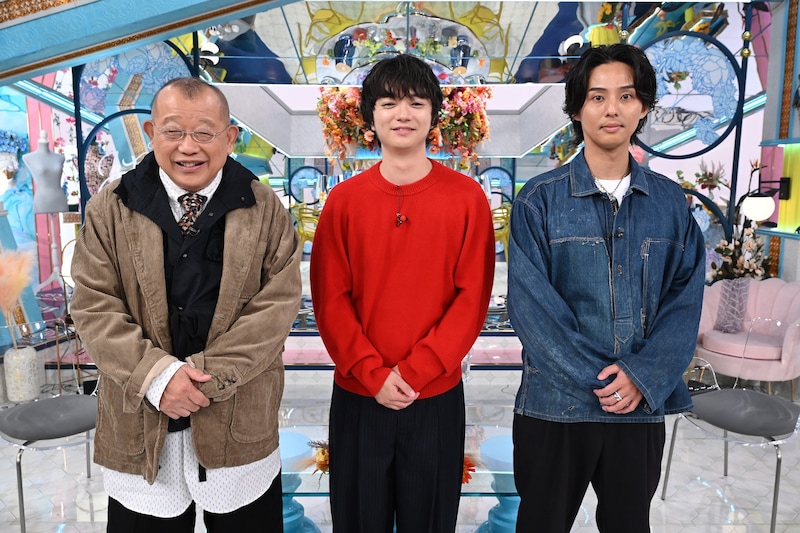 「A-Studio+」10月31日放送回より、左から笑福亭鶴瓶、染谷将太、藤ヶ谷太輔