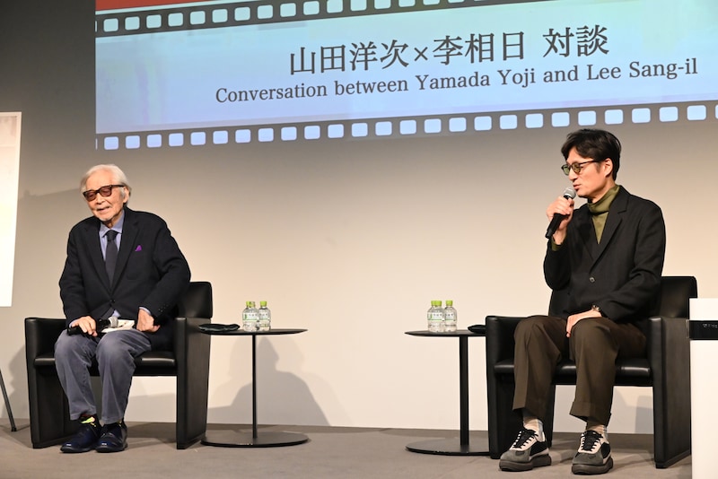 左から山田洋次、李相日