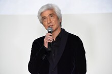 「てっぺんの向こうにあなたがいる」初日舞台挨拶に登壇した佐藤浩市