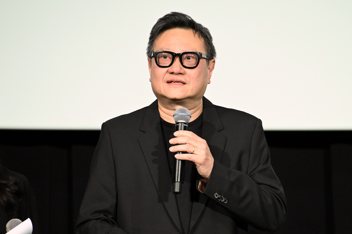 映画「SPIRIT WORLD -スピリットワールド-」全国拡大公開初日記念舞台挨拶に登壇したエリック・クー