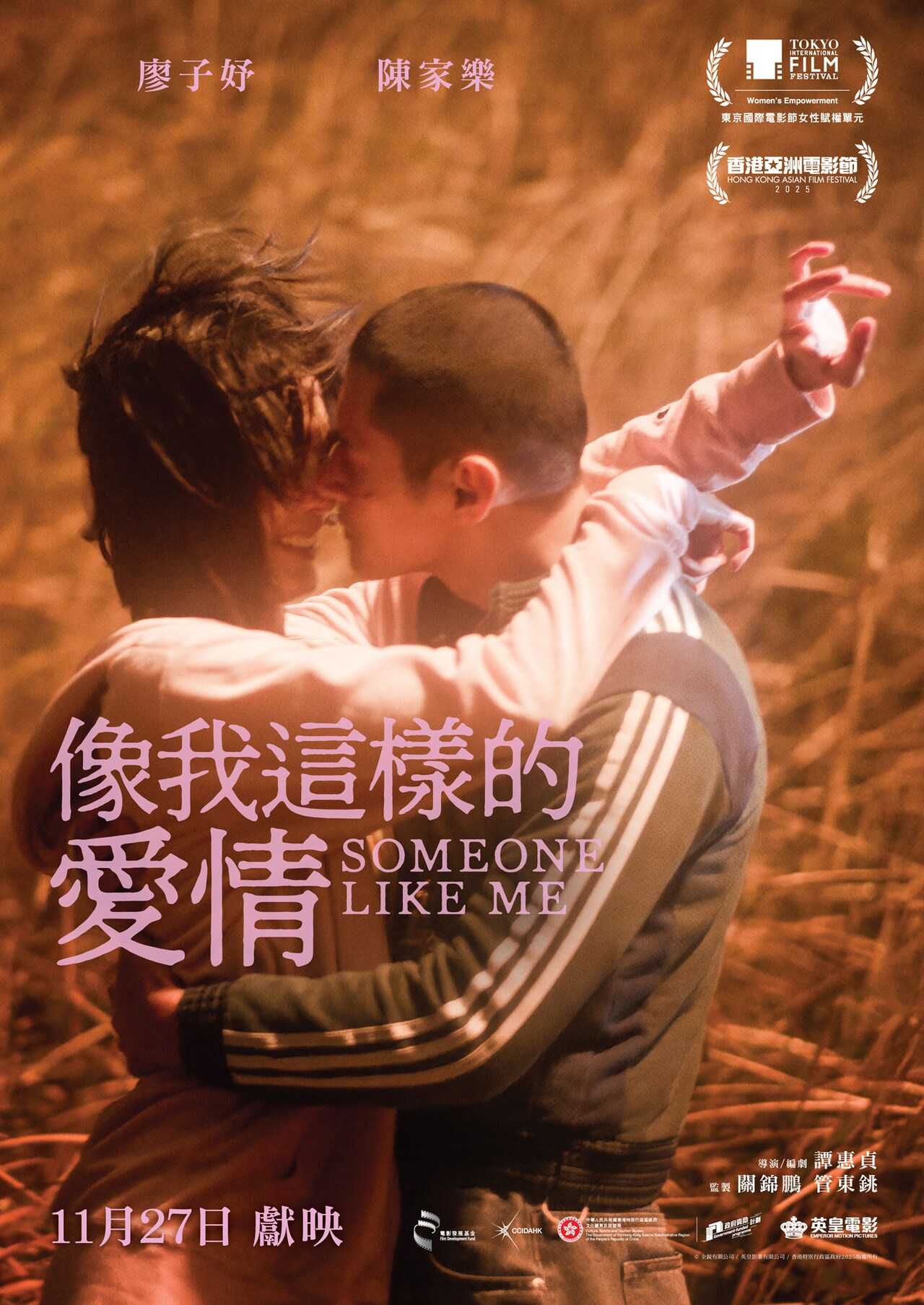 香港映画「私の愛のかたち」（原題「像我這樣的愛情」）ポスター