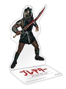 「プレデター:バッドランド」主人公であるプレデター、デクのPETスタンド。プレミアムラージフォーマットでの鑑賞者に先着配布される