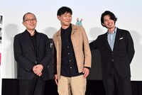 左から司会の藤津亮太、髙橋渉、柿澤勇人
