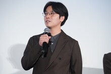 「金髪」舞台挨拶に登壇した田村健太郎