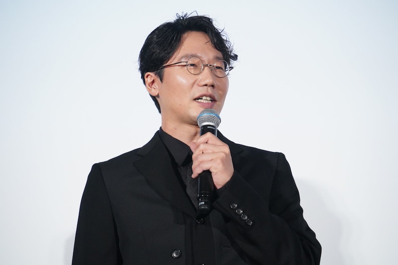 「ブルーボーイ事件」舞台挨拶に登壇した前原滉