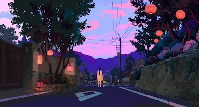 「アメリと雨の物語」場面カット