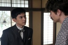 連続テレビ小説「ばけばけ」吉沢亮演じる錦織友一（左）