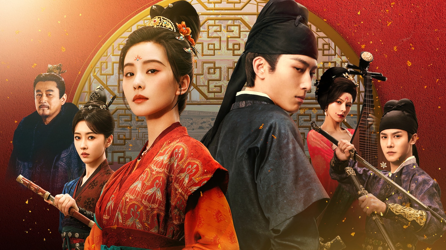 リウ・シーシー（劉詩詩）とショーン・ドウ（竇驍）が共演した中国ドラマ「掌心～宮廷に響く復讐の鈴音～」ビジュアル ©2025 Youku Information Technology (Beijing) Co., Ltd. All Rights Reserved.