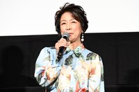 映画「富士山と、コーヒーと、しあわせの数式」公開御礼舞台挨拶に登壇した市毛良枝