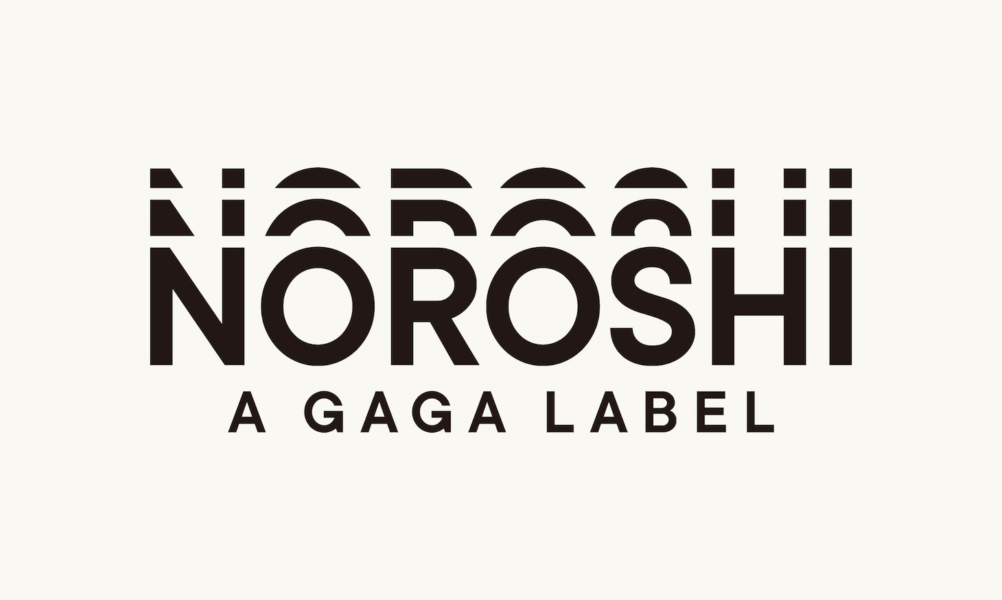 「NOROSHI A GAGA LABEL」ロゴ
