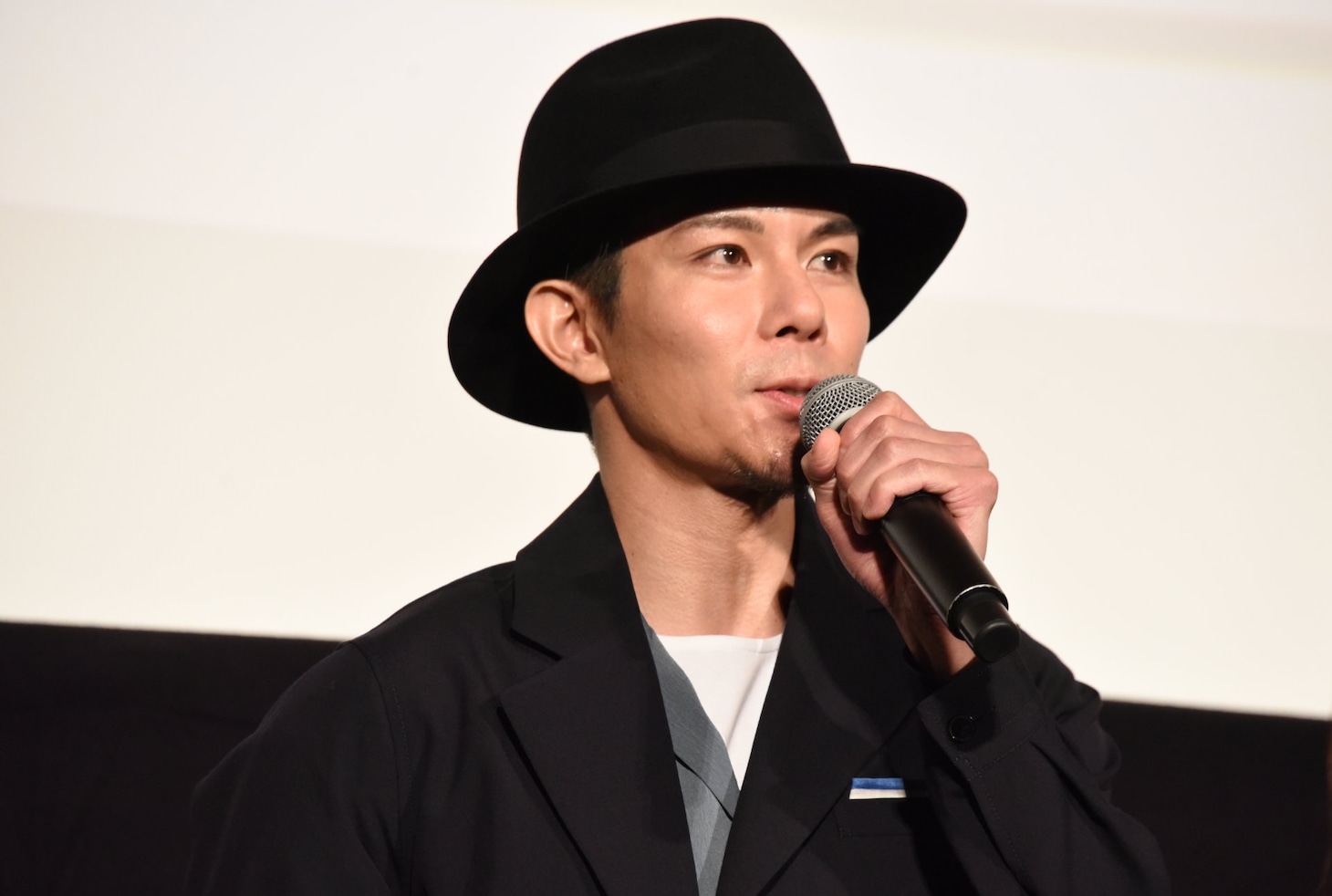 「トリツカレ男」初日舞台挨拶に登壇した柿澤勇人