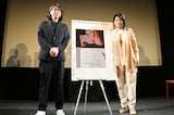 坂本龍一のドキュメンタリー映画「Ryuichi Sakamoto: Diaries」トーク付き試写会の様子。左から佐渡岳利、内田也哉子