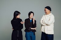 左から河合優実、シム・ウンギョン、三宅唱