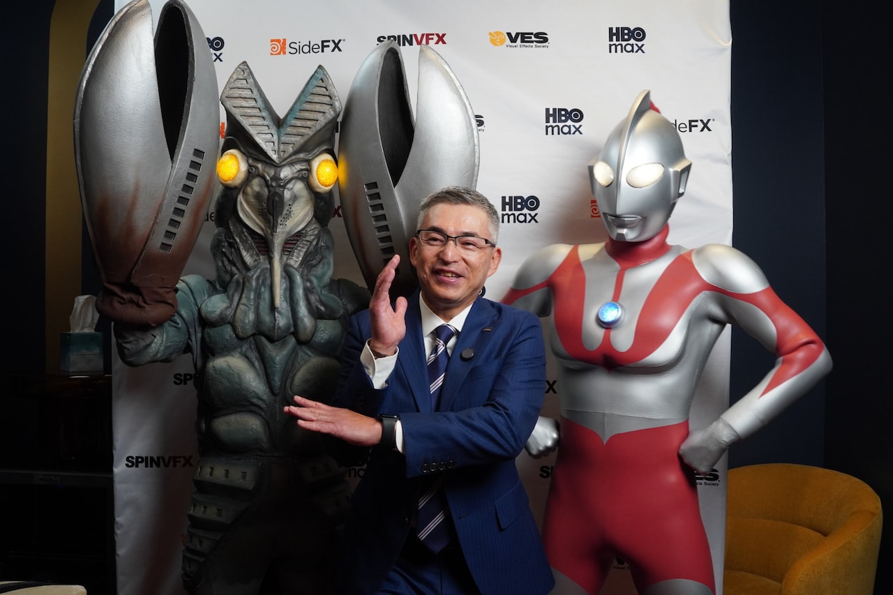 「2025 VES Honors Celebration」に出席した円谷プロダクション代表取締役社長・永竹正幸（中央）