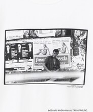 舘ひろしデビュー50周年記念ポップアップショップで販売される、NEIGHBORHOOD（ネイバーフッド）コラボTシャツのデザイン（サイズ：M、L、XL、XXL / 税込1万4300円）