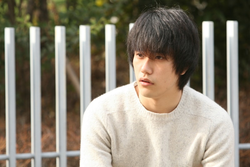 「人のセックスを笑うな」場面写真。松山ケンイチ演じるみるめ