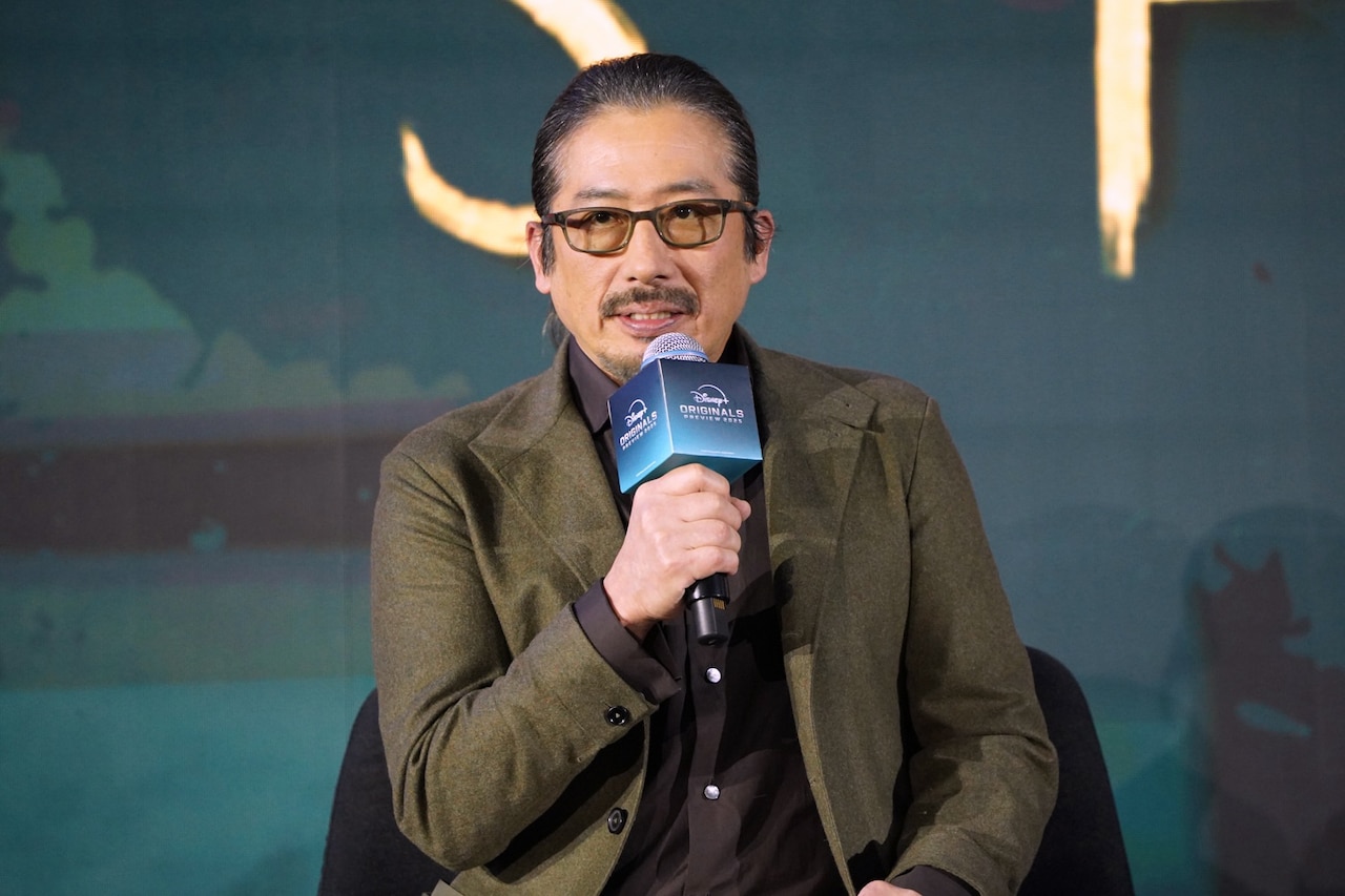 香港で行われた「ディズニープラス・オリジナル・プレビュー 2025」でドラマ「SHOGUN 将軍」シーズン2のプレゼンテーションに出席した真田広之
