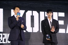 左からヒョンビン、ウ・ドファン