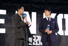 左からチョン・ウソン、ヒョンビン