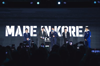 「メイド・イン・コリア」発表時の様子（Courtesy of TWDC）