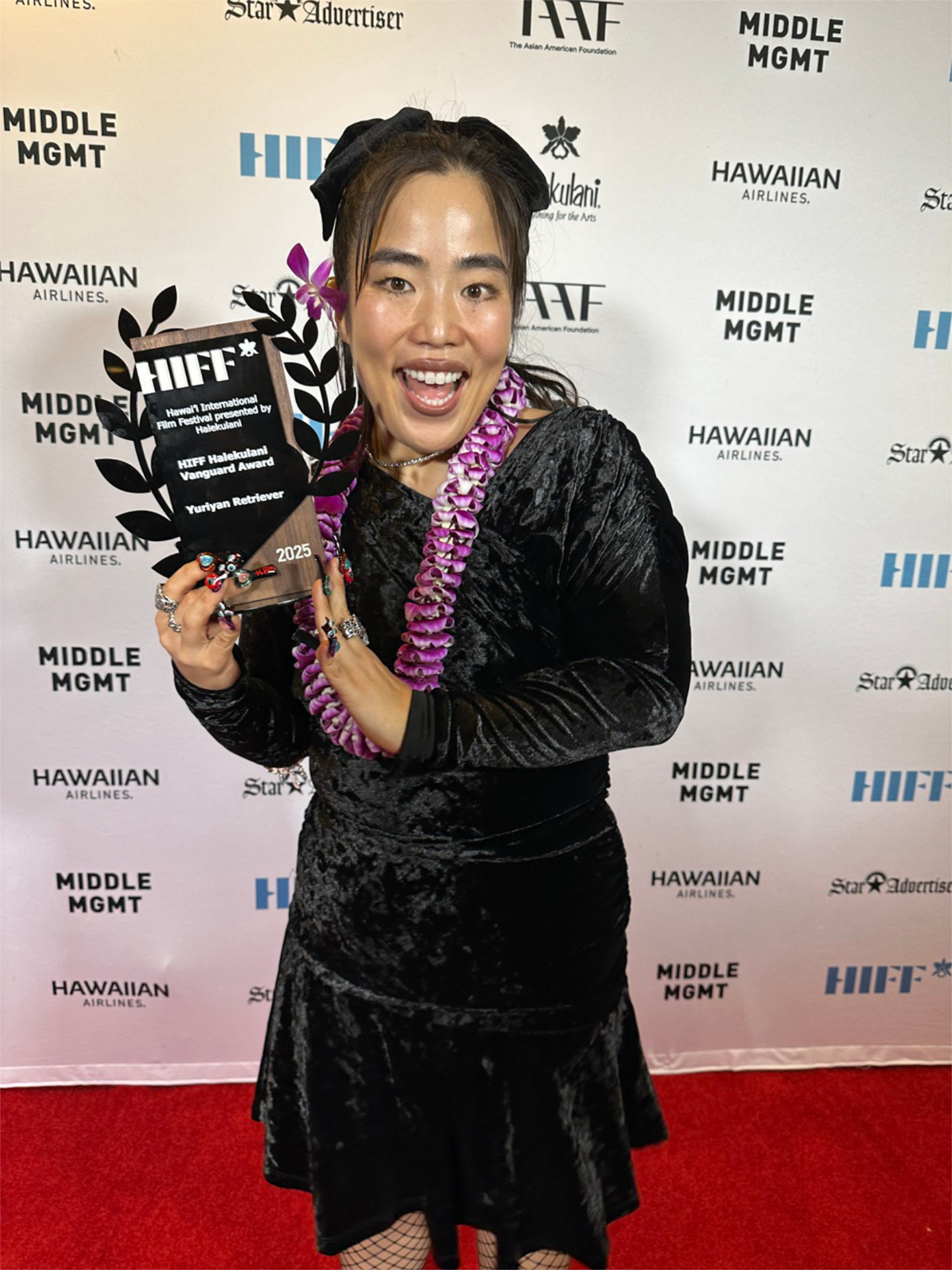 第45回ハワイ国際映画祭で「ハレクラニ・ヴァンガード・アワード」を受賞したゆりやんレトリィバァ
