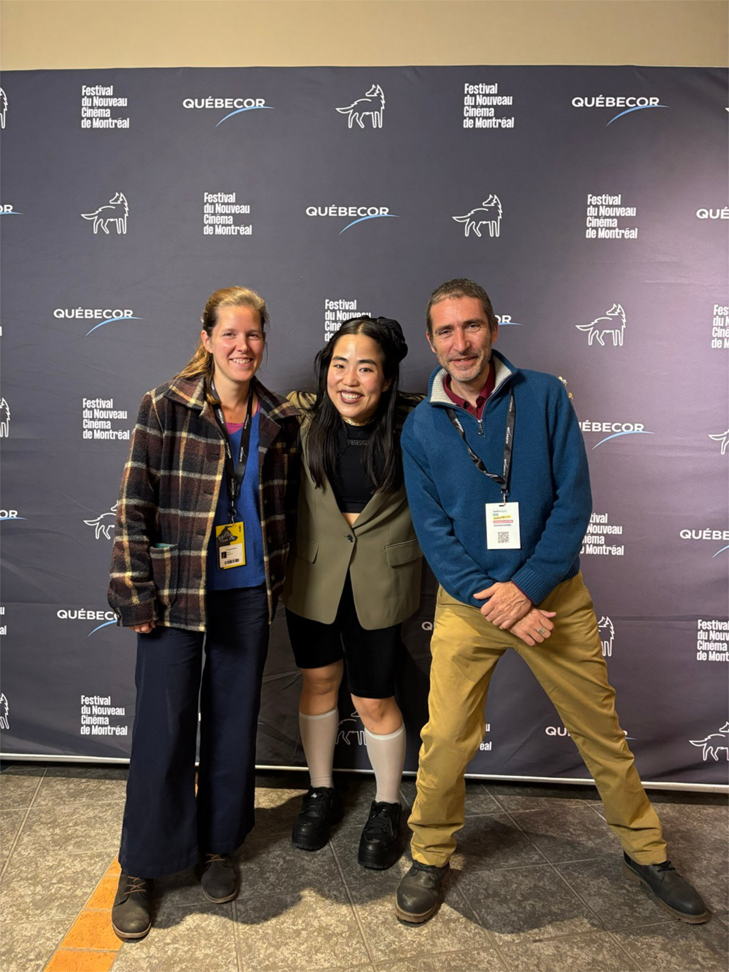 第54回モントリオール・ニュー・シネマ国際映画祭に参加したゆりやんレトリィバァ（中央）