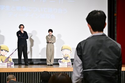 「ペリリュー －楽園のゲルニカ－」特別ティーチイン試写会の様子