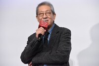 「星と月は天の穴」完成披露上映会に登壇した荒井晴彦