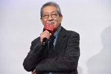 「星と月は天の穴」完成披露上映会に登壇した荒井晴彦