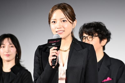 ABEMAオリジナルドラマ「スキャンダルイブ」配信直前プレミアイベントに登壇した川口春奈