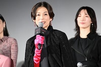 ABEMAオリジナルドラマ「スキャンダルイブ」配信直前プレミアイベントに登壇した鈴木保奈美