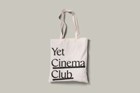 福岡・大橋にオープンする映画館Yet Cinema Clubのクラウドファンディングのリターン品（バッグ）