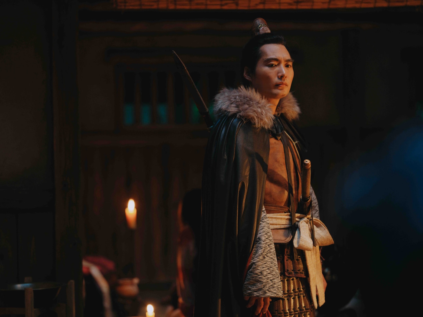 ドラマ「北方謙三 水滸伝」より、八木将康演じる宋万。砦のもう1人の副頭目